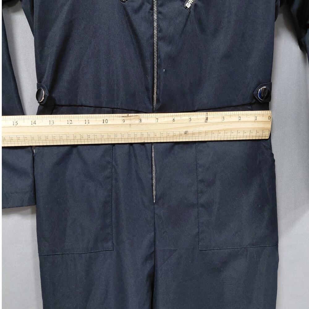 Nasty Gal Black Long Sleeve Full Zip Utility Jumpsuit Women Size S - Picture 11 of 16